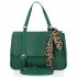 Modna Torebka Damska Listonoszka z apaszką firmy Herisson Zielona