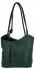 Torebka Damska Plecaczek 2w1 firmy Hernan HB0245 Butelkowa Zieleń