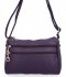 Miejska Torebka Listonoszka firmy Herisson 20323-1 Ciemno Fioletowa