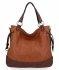 Uniwersalna Torebka Damska XL firmy Hernan HB982 Ruda