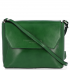 Klasyczna Listonoszka Skórzana firmy Vittoria Gotti Made in Italy Zielona