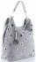 Vittoria Gotti Modne Włoskie Torebki Skórzane Jasno Szara