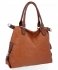 Torebka Damska XXL firmy Hernan Shopper Bag Ruda