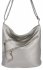 Torebka Damska Listonoszka firmy Herisson 1052L2069 Ciemno Srebrna