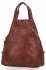 Miejski Plecak Damski firmy Herisson 1502L32 Brązowy