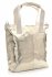 Modna Torebka skórzana Włoski Shopper bag Złota