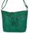 Uniwersalna Torebka Damska Pikowana Listonoszka firmy Herisson Smocza Zieleń