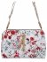 Modna Torebka Listonoszka w Kwiaty firmy Herisson HR1502A660 Biała/Czerwona