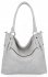 Uniwersalna Torebka Damska Shopper Bag firmy Herisson 1302B366 Jasno Szara