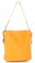 VITTORIA GOTTI Listonoszka Skórzana Na co Dzień Żołta