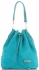Modne Torebki Skórzane Vittoria Gotti Made in Italy Turkusowa
