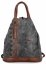 Stylowy Plecaczek Damski firmy Herisson 15-2B315 Szary