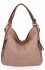 Uniwersalna Torebka Damska XL Na Co Dzień firmy Hernan HB0379 Pudrowy Róż/Brudny Róż