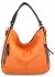 Uniwersalna Torebka Damska XL Na Co Dzień firmy Hernan HB0379 Jasno Pomarańczowa