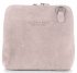 Małe Torebki Skórzane Listonoszki Vittoria Gotti wykonane w całości z Zamszu Naturalnego Pudrowy Róż
