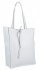 Uniwersalna Torebka Damska Shopper Bag XL Hernan HB0253 Biała
