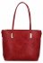 Klasyczna Torebka Damska rozmiar L firmy Herisson 26R537L Ciemno Czerwona