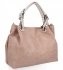 Uniwersalne Torebki Damskie XXL firmy Hernan HB0162 Pudrowy Róż