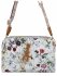 Modna Torebka Listonoszka w Kwiaty firmy Herisson HR1502A660 Biała/Żółta