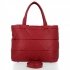 Modna Torebka Damska Herisson Shopper Bag Czerwona