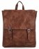 Plecak Damski Vintage firmy Herisson 1502H449 Ciemno Brązowy