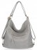 Uniwersalna Torebka Damska z funkcją plecaczka firmy Herisson Jasno Szara