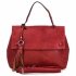 Torebka Damska Listonoszka firmy Herisson 18R302 Ciemno Czerwona
