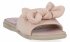 Różowe modne klapki damskie z kokardą firmy Givana
