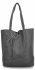 Torebka Damska Shopper Bag z Kosmetyczką firmy Herisson 15R355 Szara