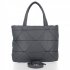 Modna Torebka Damska Herisson Shopper Bag Szara