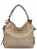 Uniwersalna Torebka Damska XL firmy Hernan HB0153 Ciemno Beżowa/Ziemista