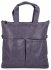 Torebka Damska Shopper Bag XL firmy Hernan HB0362 Ciemno Fioletowa