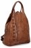 Stylowy Plecaczek Damski firmy Herisson 15-2B315 Rudy
