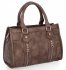 Torebka Damska w Stylu Vintage firmy Herisson 16B6047 Ciemno Beżowa