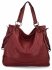Uniwersalna Torebka Damska XL firmy Hernan HB982 Bordowa