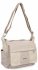 Torebka Damska Listonoszka 2 Komory firmy Hernan 0677-1 Beżowa