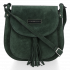 Uniwersalne Torebki Listonoszki Skórzane Vittoria Gotti Ciemno Zielona