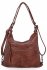 Torebka Damska z funkcją plecaczka firmy Herisson 1502L115 Brązowa