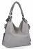 Uniwersalna Torebka Damska XL firmy Hernan HB0153 Jasno Szara
