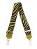 Modny Pasek Do Torebki Zebra P002 Musztardowy