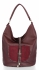 Conci Uniwersalna Torebka Damska XL na co dzień Bordowa