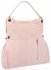 Uniwersalne Torebki Skórzane na co dzień firmy Vittoria Gotti Pudrowy Róż