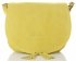 Vittoria Gotti Uniwersalna Torebka Skórzana Listonoszka do noszenia na co dzień Żółta