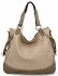 Uniwersalna Torebka Damska XL firmy Hernan HB982 Ciemno Beżowa