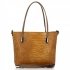 BEE BAG Elegancka Torebka Damska L w motyw aligatora Veronica Ruda