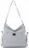 Vittoria Gotti Uniwersalne Torebki Skórzane na każda okazję Jasno Szara