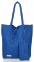 GEANȚĂ DIN PIELE shopper bag Vittoria Gotti cobalt V775