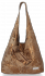 GEANȚĂ DIN PIELE shopper bag Vittoria Gotti maro pământiu V2473