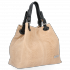 GEANȚĂ DIN PIELE shopper bag Vittoria Gotti bej V2L