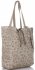GEANȚĂ DIN PIELE shopper bag Vittoria Gotti bej VL299
